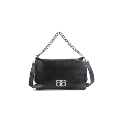 BALENCIAGA LARGE BB SOFT IN BLACK 7484882AAZ41000 (36*23.8*3cm)